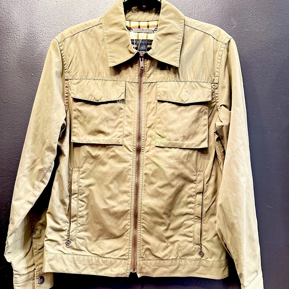 Marc Jacobs zip Up coat. Men. Size S. Sage green.